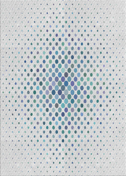 Patterned Silver Gray Novelty Rug, pat591