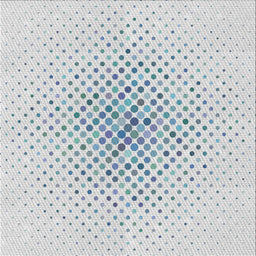 Square Patterned Silver Gray Novelty Rug, pat591