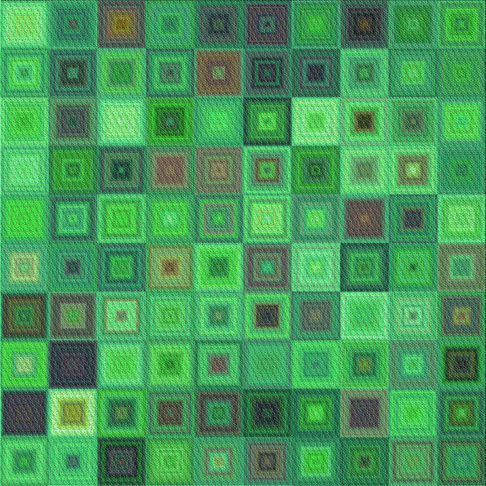 Round Patterned Forest Green Rug, pat592grn