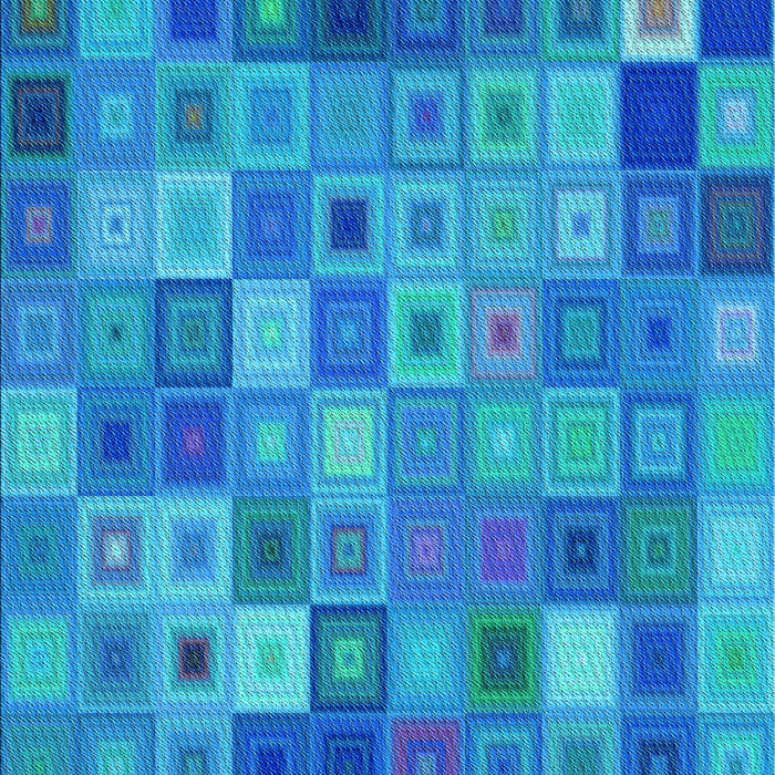 Patterned Blue Rug, pat592lblu