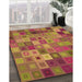 Machine Washable Transitional Red Rug in a Family Room, wshpat592org