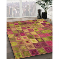 Patterned Red Rug, pat592org