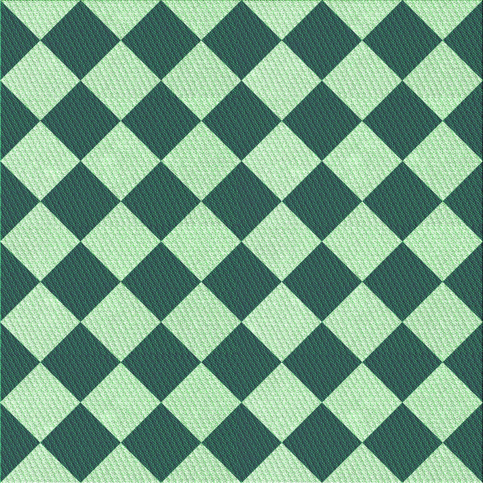 Round Patterned Light Green Rug, pat593grn