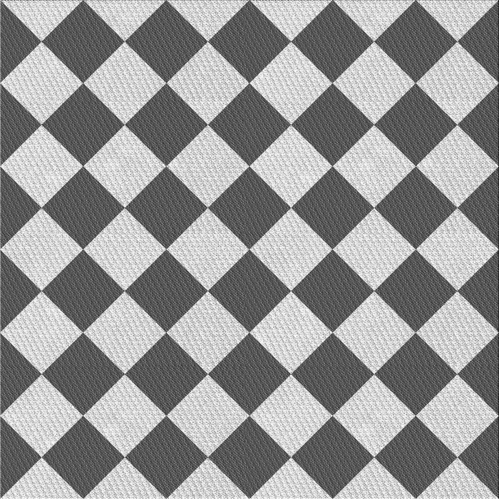 Round Patterned Gray Rug, pat593gry