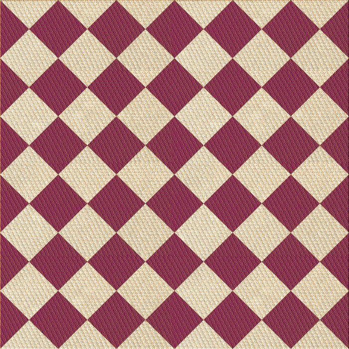 Round Patterned Crimson Red Rug, pat593org