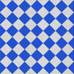 Square Patterned Blue Novelty Rug, pat593