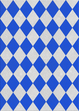Patterned Blue Novelty Rug, pat593