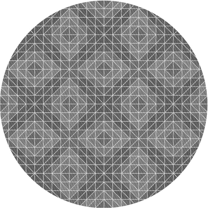 Square Patterned Gray Rug, pat594gry
