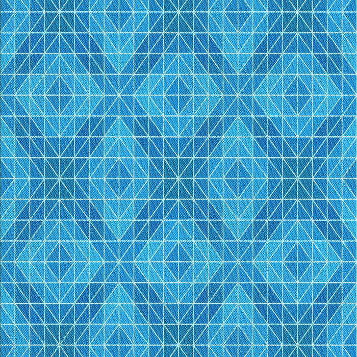 Patterned Neon Blue Rug, pat594lblu