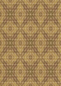 Machine Washable Transitional Dark Bisque Brown Rug, wshpat594org