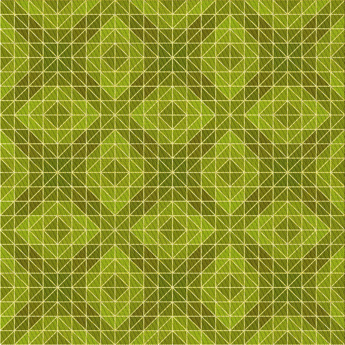 Round Patterned Green Rug, pat594yw
