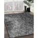 Machine Washable Transitional Gray Rug in a Family Room, wshpat595gry