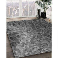 Patterned Gray Rug, pat595gry