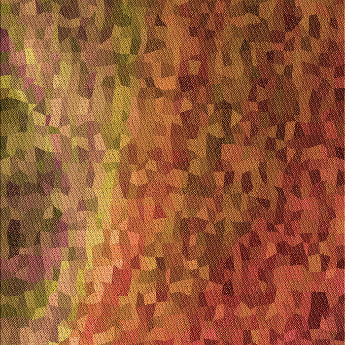 Patterned Orange Rug, pat595org