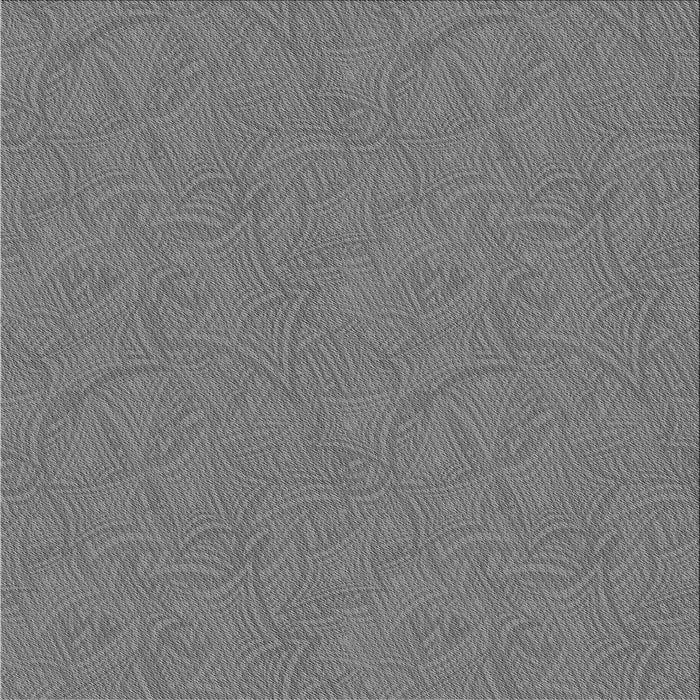 Round Patterned Ash Gray Rug, pat596gry