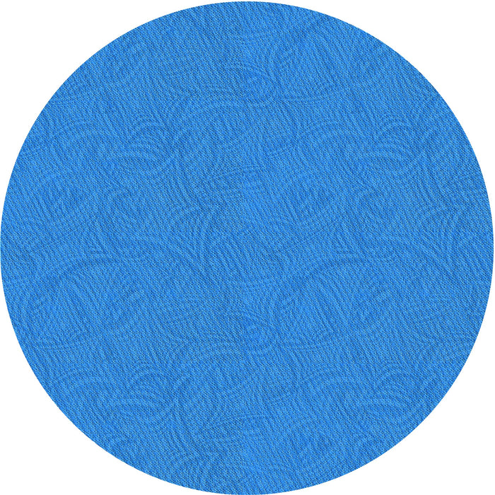 Square Machine Washable Transitional Neon Blue Rug in a Living Room, wshpat596lblu