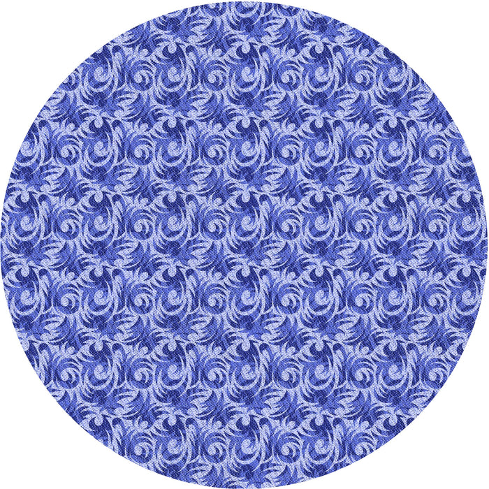 Square Machine Washable Transitional Sky Blue Rug in a Living Room, wshpat598blu