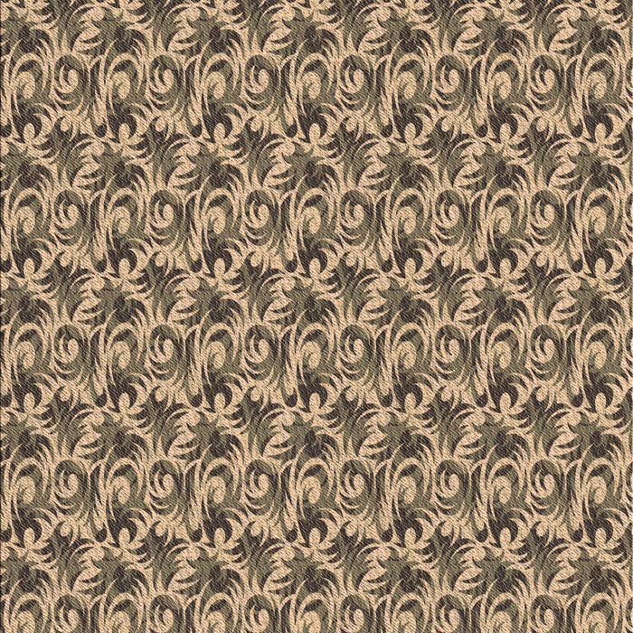 Patterned Dark Brown Rug, pat598brn