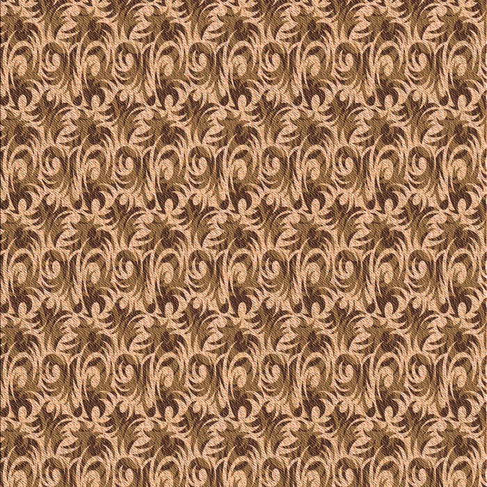 Patterned Yellow Orange Rug, pat598org