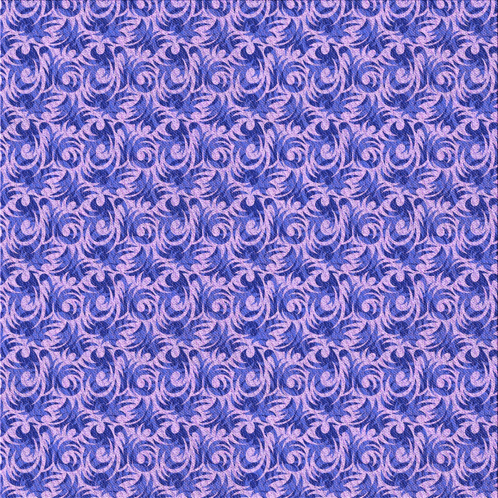 Round Patterned Bright Lilac Purple Rug, pat598pur