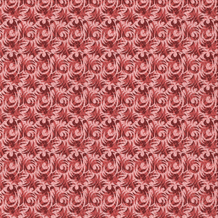 Round Patterned Light Coral Pink Rug, pat598rd