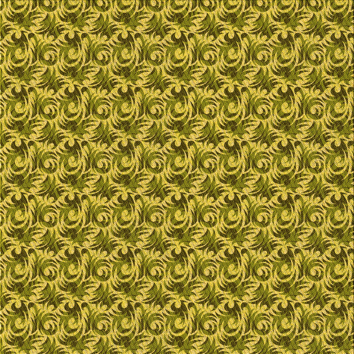 Round Patterned Dark Bronze Brown Rug, pat598yw