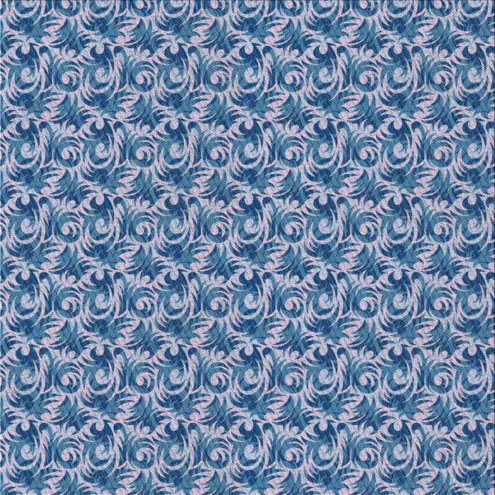 Sideview of Machine Washable Transitional Jeans Blue Rug, wshpat598