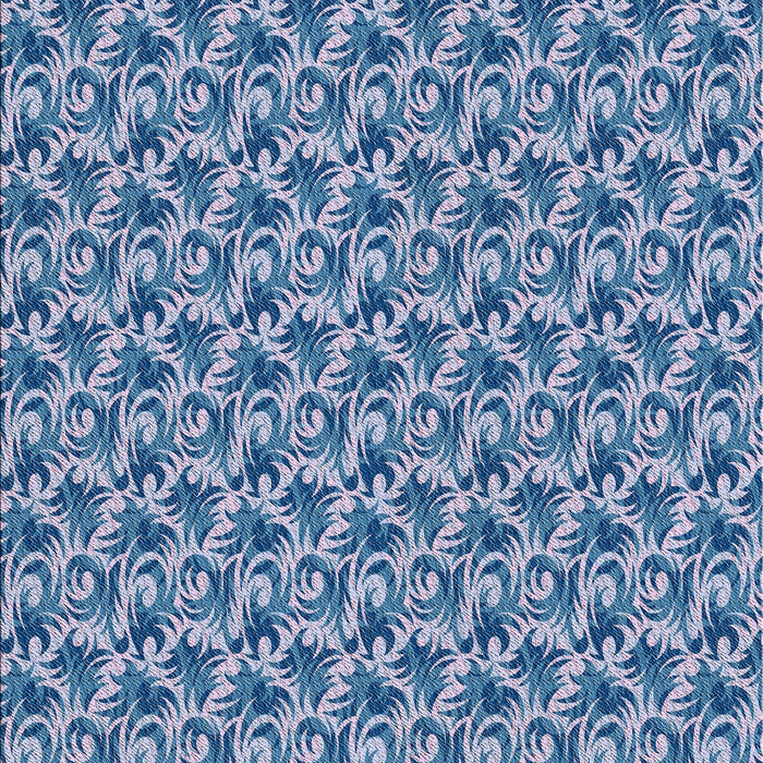 Patterned Jeans Blue Novelty Rug, pat598