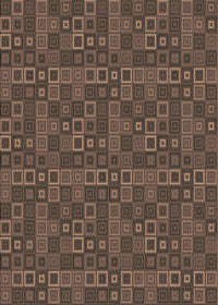 Machine Washable Transitional Dark Gold Brown Rug, wshpat599brn