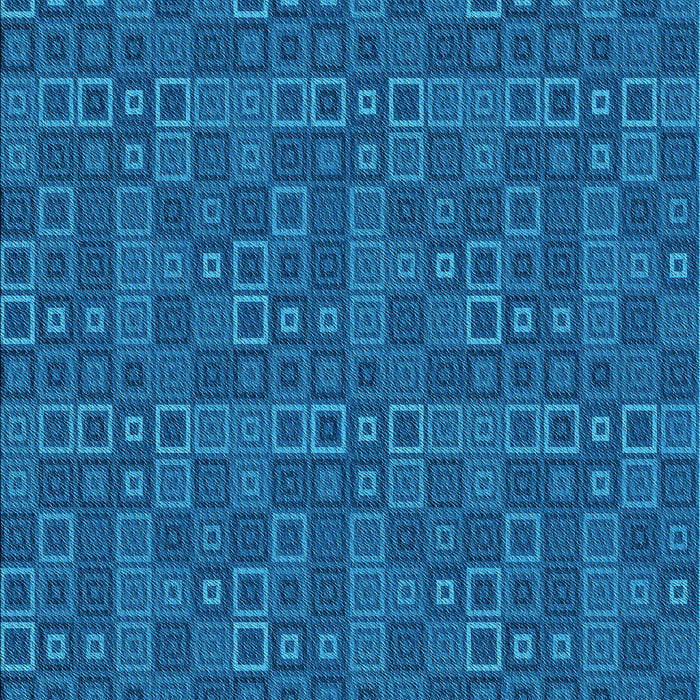 Machine Washable Transitional Blueberry Blue Rug, wshpat599lblu