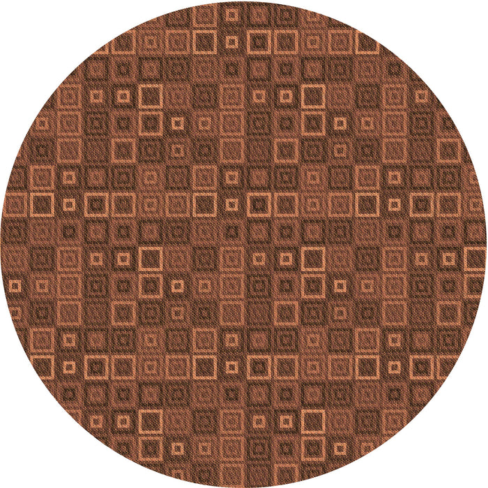Square Machine Washable Transitional Red Brown Rug in a Living Room, wshpat599org