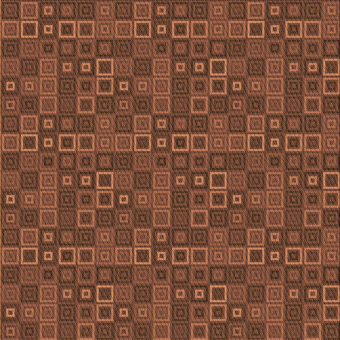 Round Patterned Red Brown Rug, pat599org