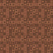 Round Patterned Red Brown Rug, pat599org