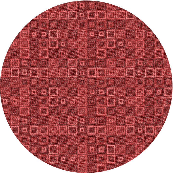 Square Machine Washable Transitional Red Rug in a Living Room, wshpat599rd