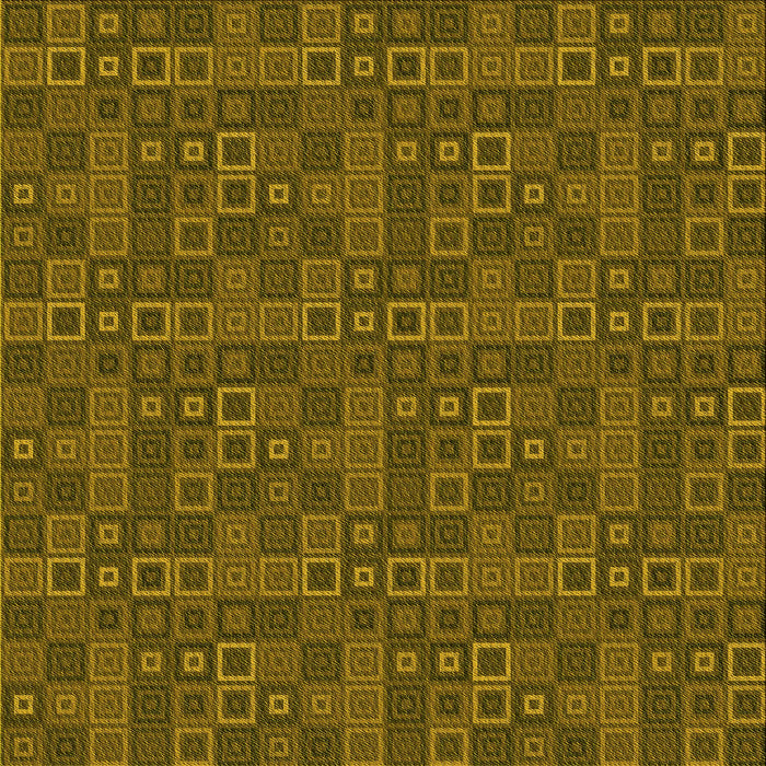 Round Patterned Dark Golden Brown Rug, pat599yw