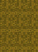 Patterned Dark Golden Brown Rug, pat599yw