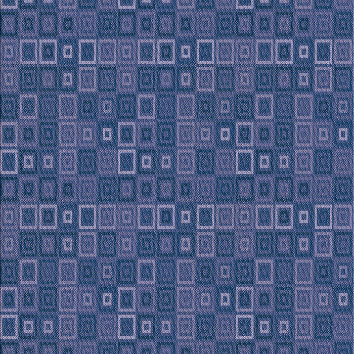 Patterned Blue Novelty Rug, pat599