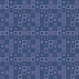 Square Patterned Blue Novelty Rug, pat599