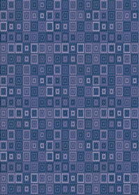 Machine Washable Transitional Blue Rug, wshpat599