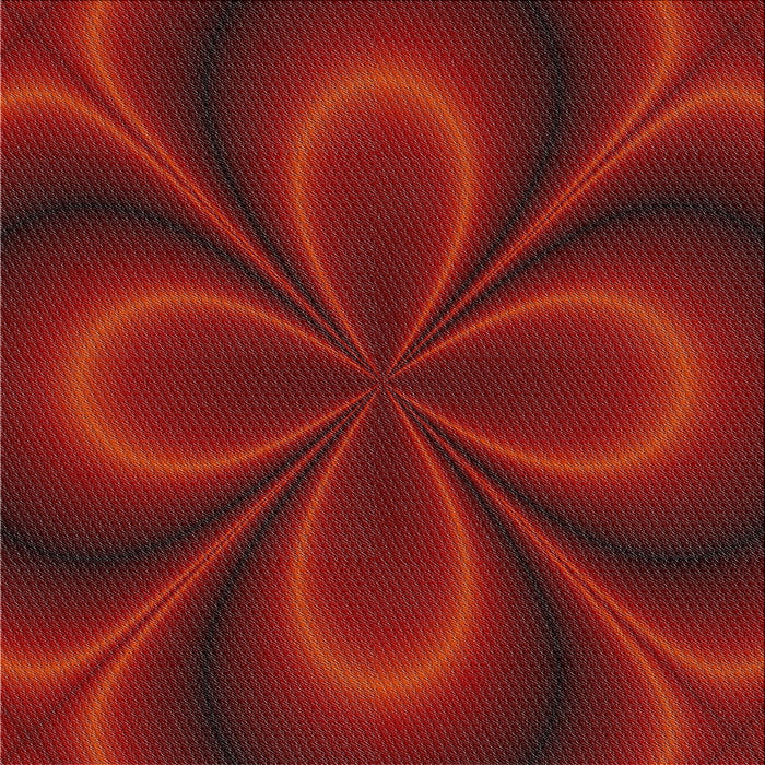 Square Patterned Red Novelty Rug, pat59