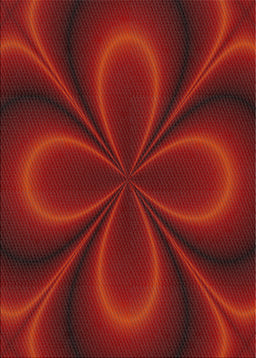 Machine Washable Transitional Tomato Red Rug, wshpat59