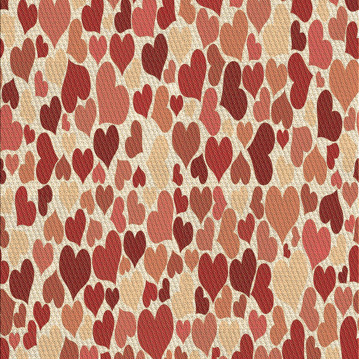Patterned Red Rug, pat6brn