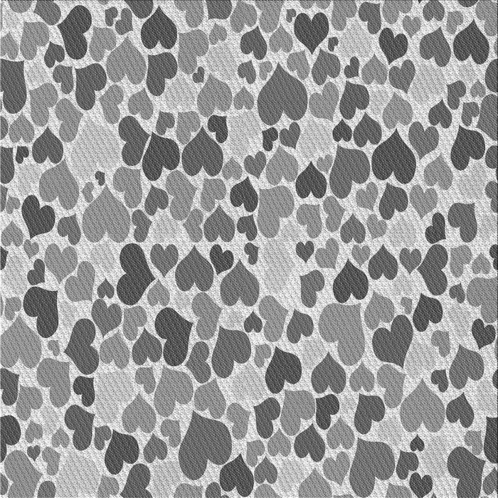 Round Patterned Platinum Silver Gray Rug, pat6gry