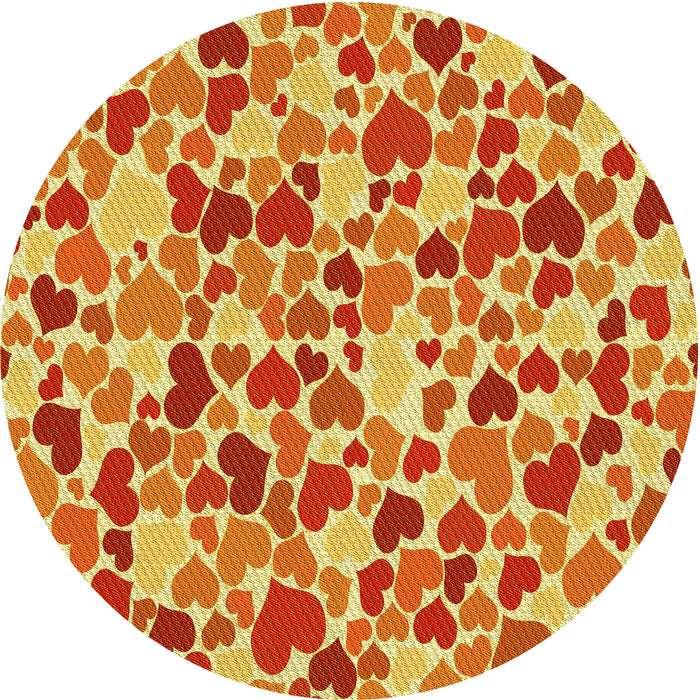 Square Patterned Bold Yellow Rug, pat6yw