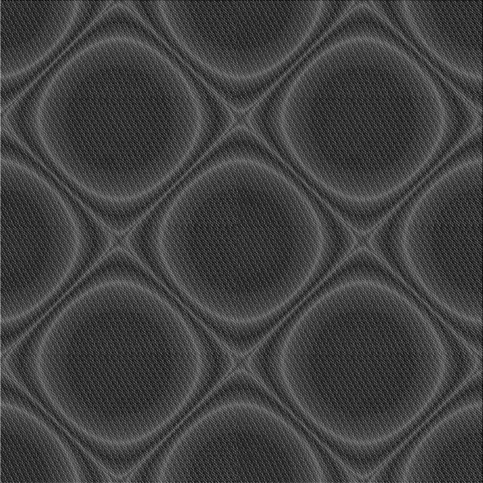 Round Machine Washable Transitional Charcoal Black Rug, wshpat60gry