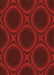 Machine Washable Transitional Cranberry Red Rug, wshpat60org