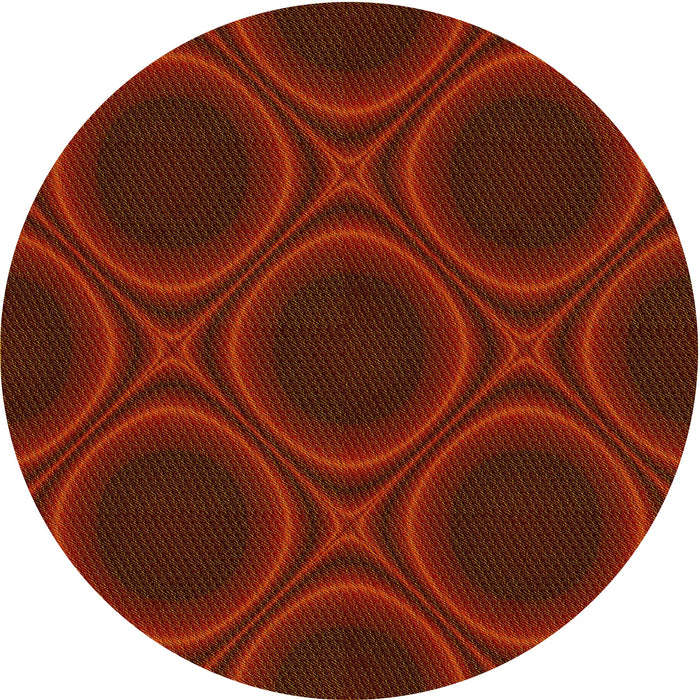 Square Machine Washable Transitional Crimson Red Rug in a Living Room, wshpat60yw