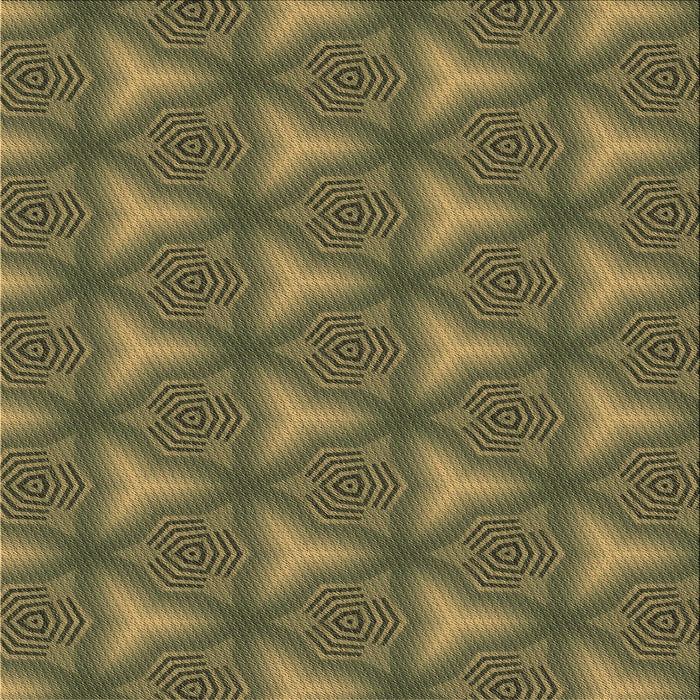 Round Machine Washable Transitional Dark Golden Brown Rug, wshpat600brn