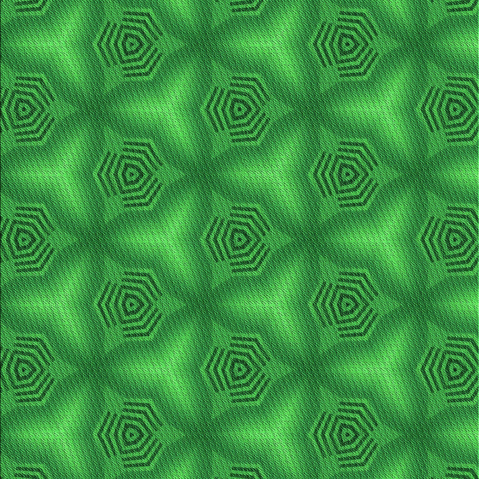 Machine Washable Transitional Green Rug, wshpat600grn