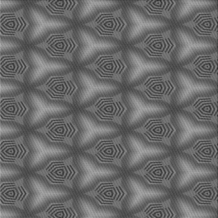 Round Patterned Gray Rug, pat600gry